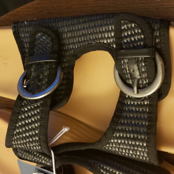 Universal Thread™ Honey Raffia Footbed Sporty Sandals - Black SIZE 11 - Picture 3 of 6